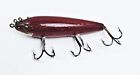 Rare Heddon 1704 Near Surface Wiggler Lure Special Order Blended Red C 1910s