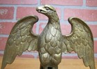 Antique Brass Eagle Decorative Arts Element Finial Paperweight Art Statue