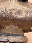 Vintage Justrite Brass Carbide Miner   s Lamp Lantern Reflector 4    See Photos