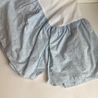 Carters John Lennon Baby Real Love Crib Skirt Dust Ruffle Blue White Floral Vtg
