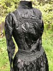 Vintage Antique 1800   s Victorian Martha Maxwell Gown Beautiful Floral Brocade
