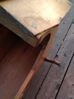 Antique 1940 s American Hand Made Hooded Oak Baby Rocking Cradle