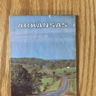 Texaco Map Arkansas Little Rock Fayetteville Fort Smith 1966 Gas Oil Advertising