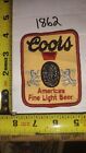 Vintage Sew On Patch Coors America s Fine Light Beer