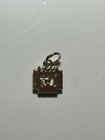 Gucci   Zipper Pull Charm Bronzy Gold Tone Metal   Crystals