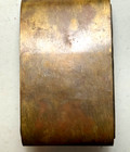 Scarce Vintage Ink Blotter  Spider Web Design  Brass  W   W Co   Holyoke Mass