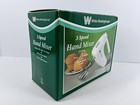 Vintage White-westinghouse 3-speed Hand Mixer Model Whm3 New In Box
