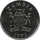 Zambia - 50 Ngwee - 1992 - Aunc