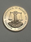 1974 John Adams Weights   Measures Law 175th Anniversary Medal Medallion