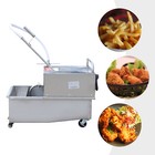 55l Commercial Fryer Oil Filter Cart Restaurant Oil Separator Filtration Truck