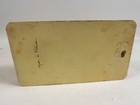 White Tole Handpainted Metal Desk Box - Signed    made In France    Lire Ornament