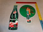 Vintage Mountain Dew Hillbilly Sign Lot Of 2 Metal Soda Gasoline Oil Advertising