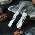Titanium Comb Folding For Beard Shaving Hair Style Edc Pocket Carry Keychain