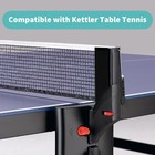 2 Pack 71 Inch Nylon Ping Pong Net Replacement For Kettler Table  Portable