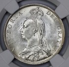 1888 Great Britain Silver 2 Shilling Florin Ngc Ms 63