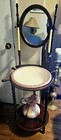Antique Wash Stand With Pitcher And Wash Basin  ironstone 