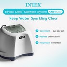 Intex Krystal Clear Saltwater System 7000g Above Ground Pool open Box   2 Pack 