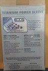 Phiten Titanium Power Sleeve  2 Sleeves  Relaxation  Reduce Stress  Navy X-large