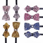 Men s Luxury Sparkling Crystal Pre-tied Bowtie Rhinestone Wedding Party Bow Tie