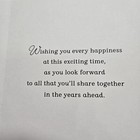 Congratulations Card   Wedding Bride   Groom   Hallmark  w  Limited Tracking 