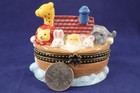 Trinket Box Noahs Ark Hinged Porcelain