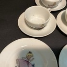 Vintage Japan Child s China Tea Set  19 Pcs  Girl In Pink Dress