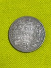 1872-h Canada 50 Cents Victoria Silver Coin