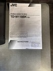 Jvc Td-w118bk  Double Cassette Deck Dolby B Metal Tape Dubbing