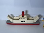 Vintage 1960s Brio Wooden Ferry Boat  31405 Sweden Car Carrier Ship