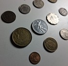 Lot Of 15 Vintage  1908-1977  Various Countries World Coins - No Euros   022 