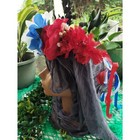 Red  White And Blue Flower Crown