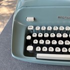 Vintage Blue Royal Empress Typewriter Mcm 1960   s Working Mcp8118727