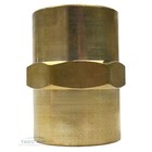 1 2  X 1 2  Female Npt Hex Coupling Pipe Fitting Brass Union Coupler