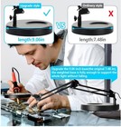 10x Led Magnifying Lamp Adjustable Swing Arm Clamp Desk Light New