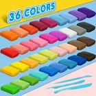 Essenson Magic Clay - Air Dry 36 Colors  Modeling For 36 Colors 