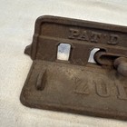 Antique Zulu Cast Iron Stove Parts Door Vent Original Pat 1883 Ornate Rare