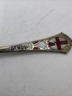 Vintage 800 Silver Souvenir Spoon Genova