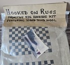 Hooked On Rugs Kit Primitive Hooking Wool 1990 Vintage New Unused Santa W sack