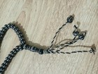  Handmade Islamic Prayer Beads  Elegant Black Carved Tasbih With Tassels