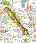 Vintage Us Fountain Pen Co Ny With 14k Gold Flexible Nib  18k Filled Overlay