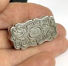 Silver Vinaigrette Snuff  Box - Antique Birmingham 1852    Hilliard   Thomason