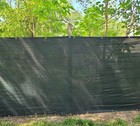 6 x50  Green Fence Privacy Screen  Backyard Shade Mesh Tarp Garden Windscreen