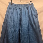 Vintage 90s Blue Nylon Parachute Pants Swishy Track Pants Streetwear Men Medium