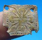 Authentic Gold Plated Medieval Knights Templar Cross Horse Harness Antique