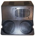 Workman Ds78b Cb   Ham Radio Or Scanner Hump Mount With Cup Holders And Speaker