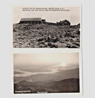 Mount Washington Nh 1933-34 Cancels On 2 Photo Postcards  Summit   View  Mailed