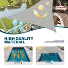 Coarbor 22x22x22ft Sun Shade Sail Triangle Canopy  Outdoor  Heavy Duty Fabric