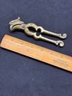 Brass Eagle Nutcracker Vintage Figural Bird Head Cast Solid Barware Collectible
