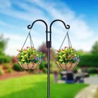Shepherds Hook 76 92 Inch Tall Bird Feeder Pole Shepards Hooks For Outdoor