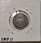 Germany Silver Coin 1906 A 1 2 Half Mark Wilhelm Ii - 90  Silver